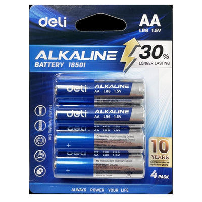 DELI AA Alkaline Battery, 4pc Pack | Batteries in Dar Tanzania