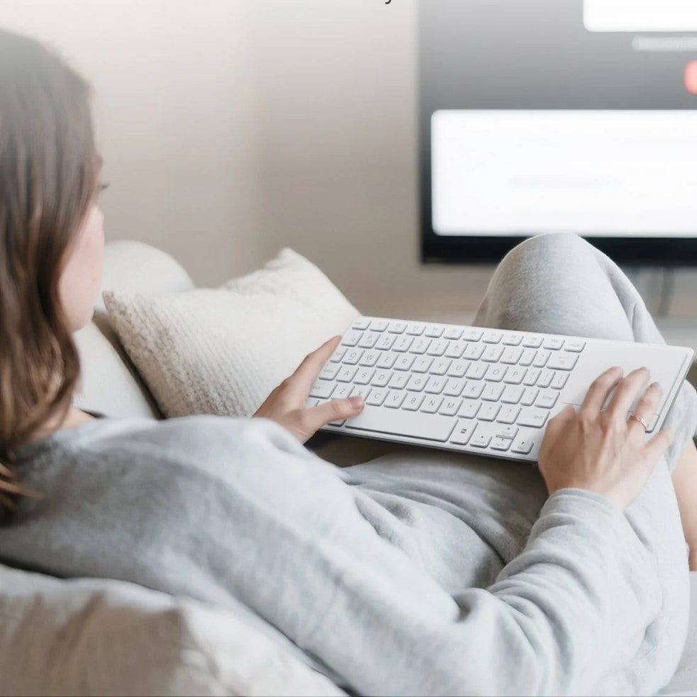 RAPOO E900T Bluetooth/ Wireless, Multi-mode Keyboard With Touchpad