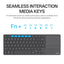 RAPOO E900T Bluetooth/ Wireless, Multi-mode Keyboard With Touchpad