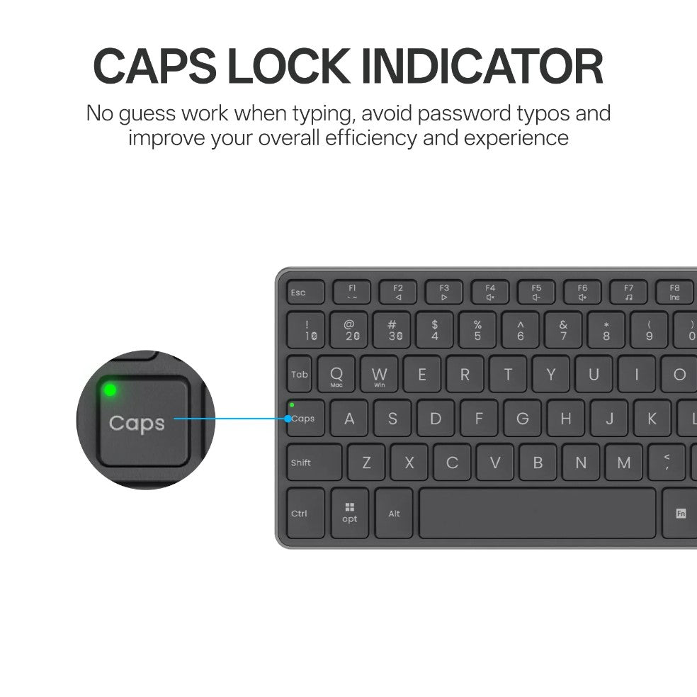 RAPOO E900T Bluetooth/ Wireless, Multi-mode Keyboard With Touchpad