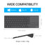 RAPOO E900T Bluetooth/ Wireless, Multi-mode Keyboard With Touchpad