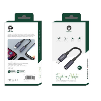 GREEN LION Earphones Adapter Lightning to Audio Jack 3.5mm | Tanzania