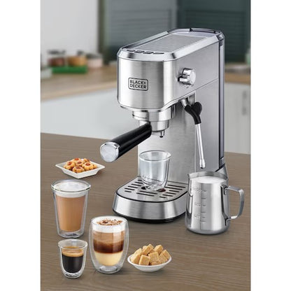 BLACK+DECKER Espresso, Cappuccino, Coffee Machine ECM150-B5