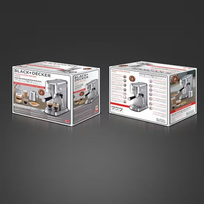 BLACK+DECKER Espresso, Cappuccino, Coffee Machine ECM150-B5