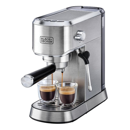 BLACK+DECKER Espresso, Cappuccino, Coffee Machine ECM150-B5