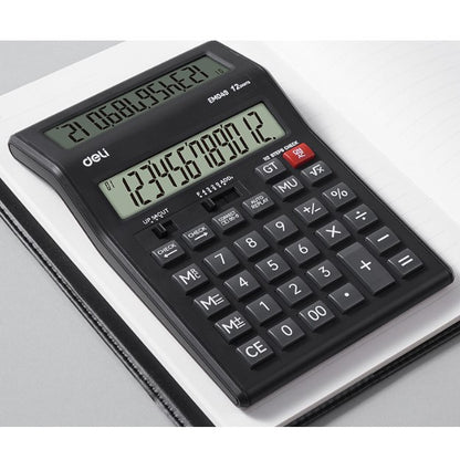 DELI 12 Digit, Dual Display Calculator, EM049 | Calculator in Tanzania