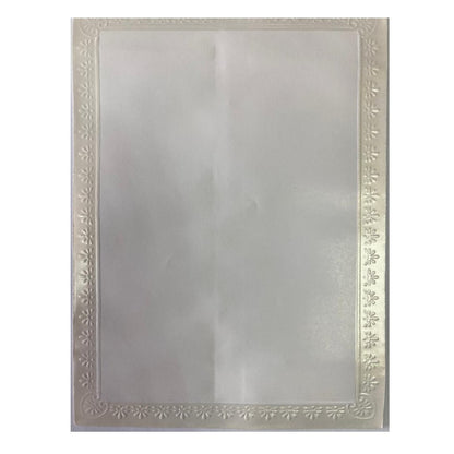 Invitees Victorian Emboss Border Glossy Envelope 6x9 Inch | Tanzania