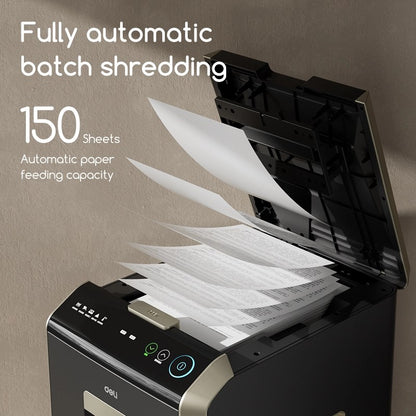 DELI ET809, P-4, Auto 150 Sheets/ Manual 12 Sheets, Paper Shredder