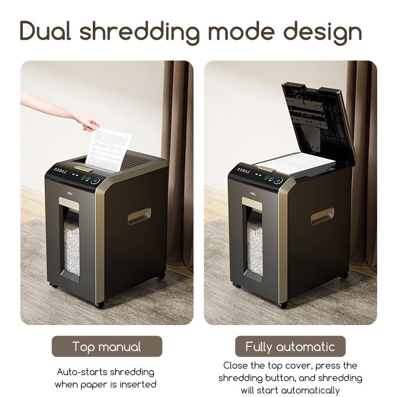 DELI ET809, P-4, Auto 150 Sheets/ Manual 12 Sheets, Paper Shredder