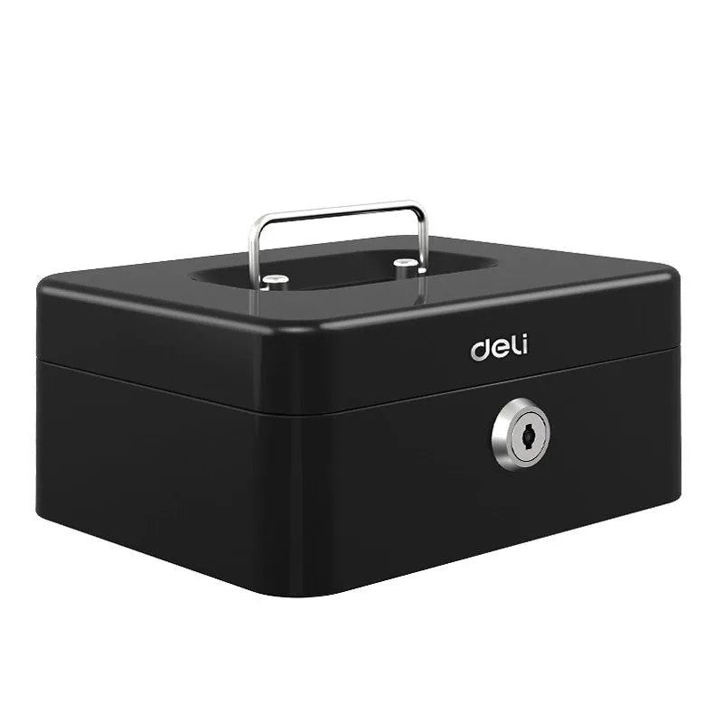 DELI ET500, 8 Inch Key-Lock Metal Cash Box | Cash Box in Dar Tanzania