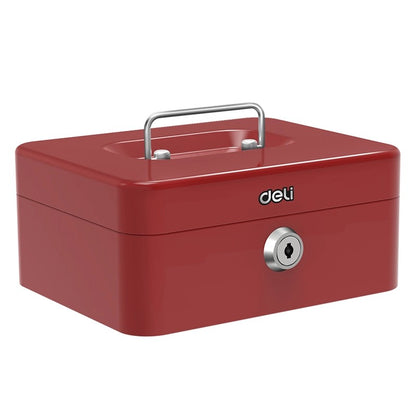 DELI ET501, 8 Inch Key-Lock Metal Cash Box | Cash Box in Dar Tanzania