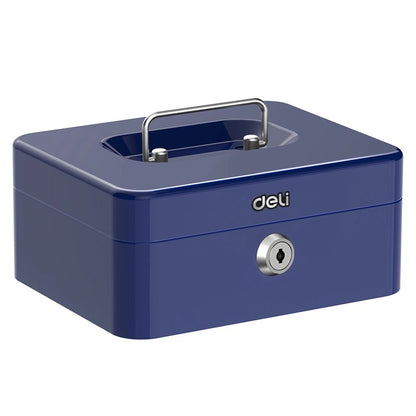 DELI ET503, 8 Inch Key-Lock Metal Cash Box | Cash Box in Dar Tanzania