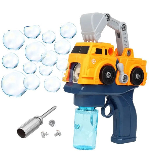 Excavator DIY assembly Truck Bubble Gun | Bubble toys in Dar Tanzania