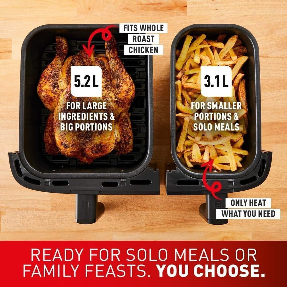 TEFAL Dual Easy Fry, 8.3L Air Fryer EY901840 | Airfryer in Tanzania