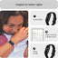 Smartwatch with sleep tracking features and a woman using it, labeled 'Insights for better nights'.