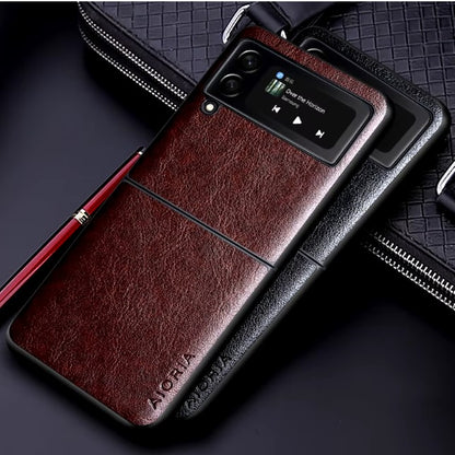 Samsung Galaxy Z Flip 6 Luxury Leather Phone Cover in Dar Tanzania