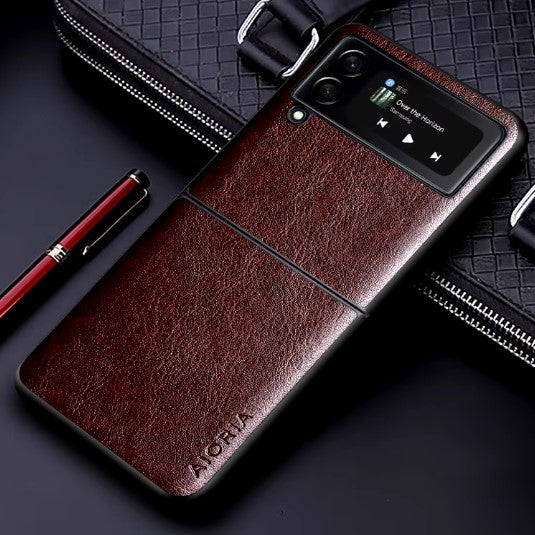 Samsung Galaxy Z Flip 6 Luxury Leather Phone Cover in Dar Tanzania