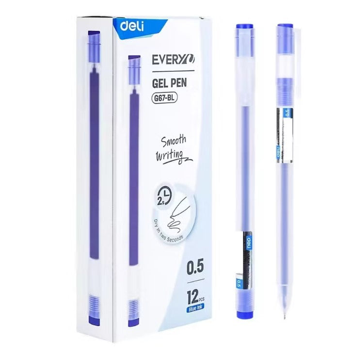 DELI Blue Needle Point 0.5mm Gel Pen G67 | Gel pen in Dar Tanzania
