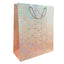 Orange With Silver Geometric Shapes Design Gift Bag, A5
