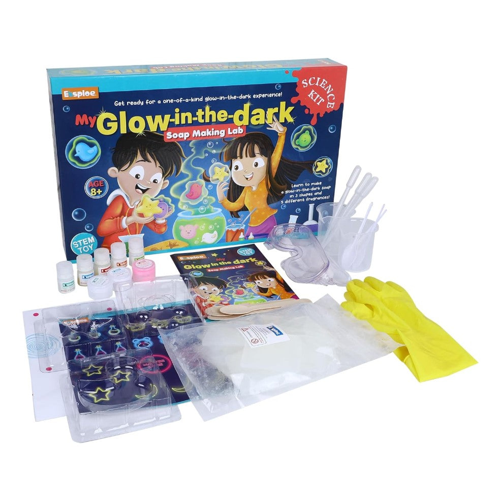 EKSPLOE My Glow In The Dark Soap Making Lab, STEM Set | Tanzania