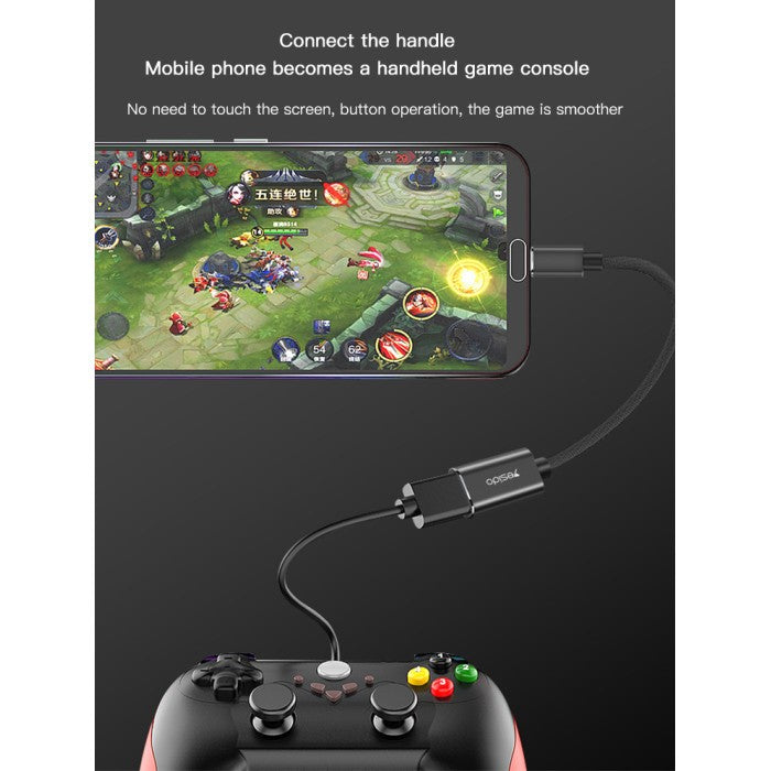 YESIDO GS01, USB-A Female To USB-C Male Adapter | Yesido Tanzania