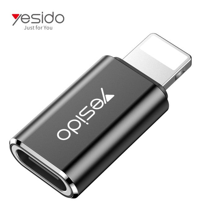 YESIDO GS03, USB C Female To Lightning Apple Male Adapter
