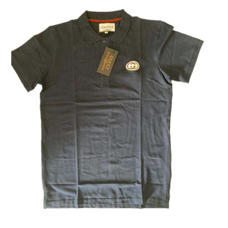 GUCCI Blue Cotton Polo T-shirt | T-shirts in Dar Tanzania