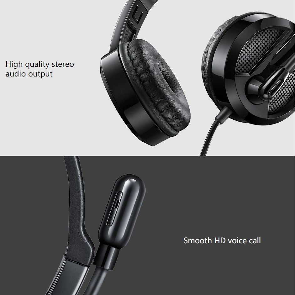 RAPOO H100 Corded Stereo Headset with mic | RAPOO, Tanzania
