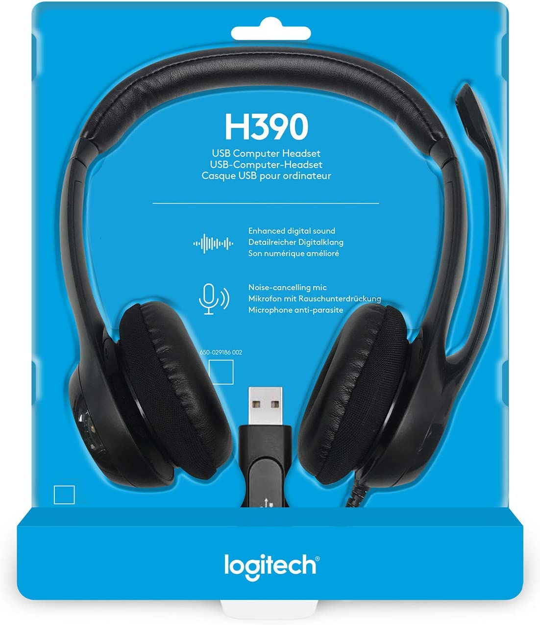 Logitech H390 Wired USB Headset With Mic | Headphones in Dar Tanzania