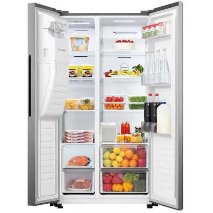 HISENSE 474 Lt Side by side Fridge with Water Dispenser H690SS-IDL