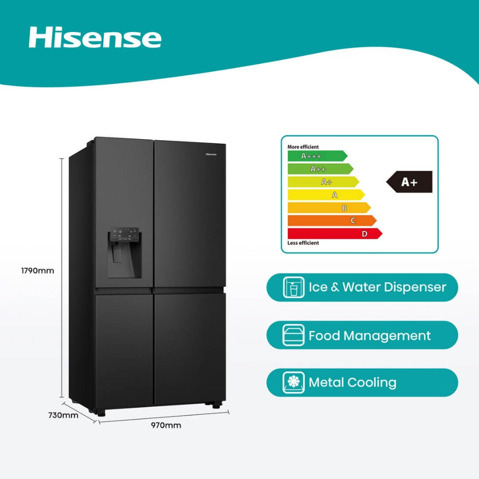 HISENSE 601lt Cross Fridge H780SB-IDL | Hisense fridge in Dar Tanzania