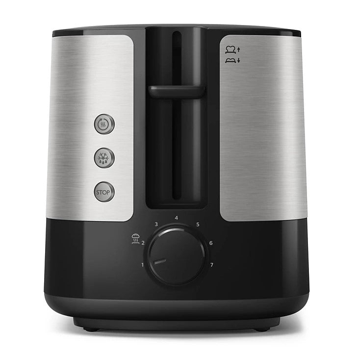 PHILIPS Viva Collection, 2 Slice, Steel Toaster HD2637 | PHILIPS