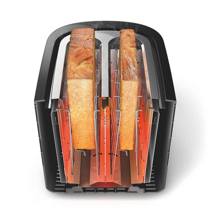 PHILIPS Viva Collection, 2 Slice, Steel Toaster HD2637 | PHILIPS