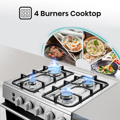 HISENSE 4 Gas Hobs Oven Cooker HFG60121X | Cookers in Dar Tanzania