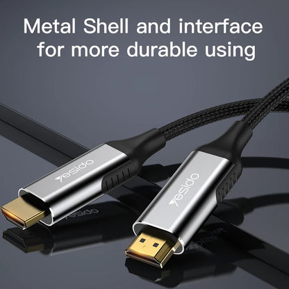 YESIDO 1.8m, HD High Speed, 8K@60Hz, HDMI 2.1 Cable, HM11