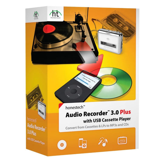 HONESTECH Audio Recorder 3.0 Plus With USB Cassette Player Converter