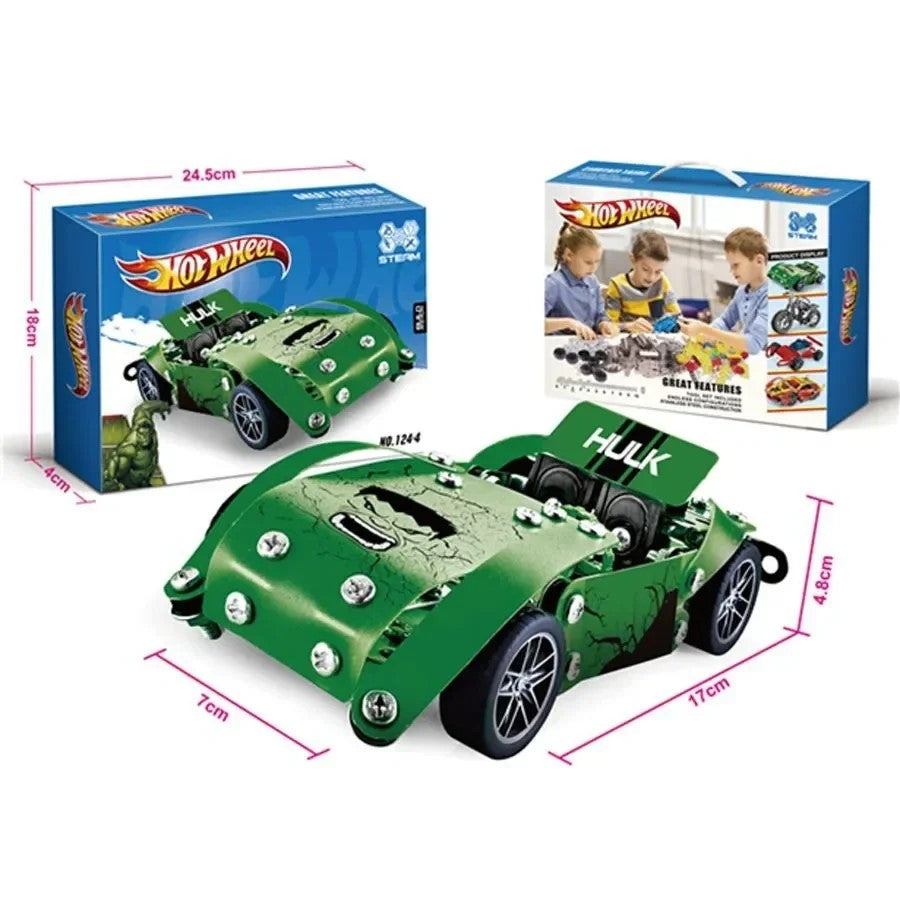 HOT WHEEL Hulk Car 117pc Metal Assembly Set | Tanzania