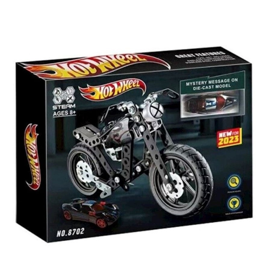 HOT WHEEL Venom Motorcycle 117pc Metal Assembly Set | Tanzania