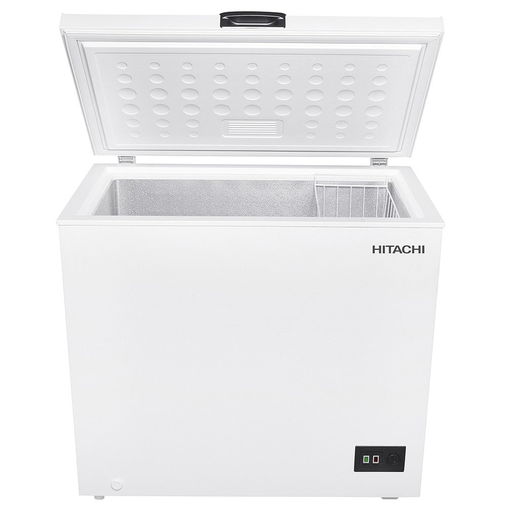 HITACHI Single Door, 200 Lt White Chest Freezer, HRCS9200MNW