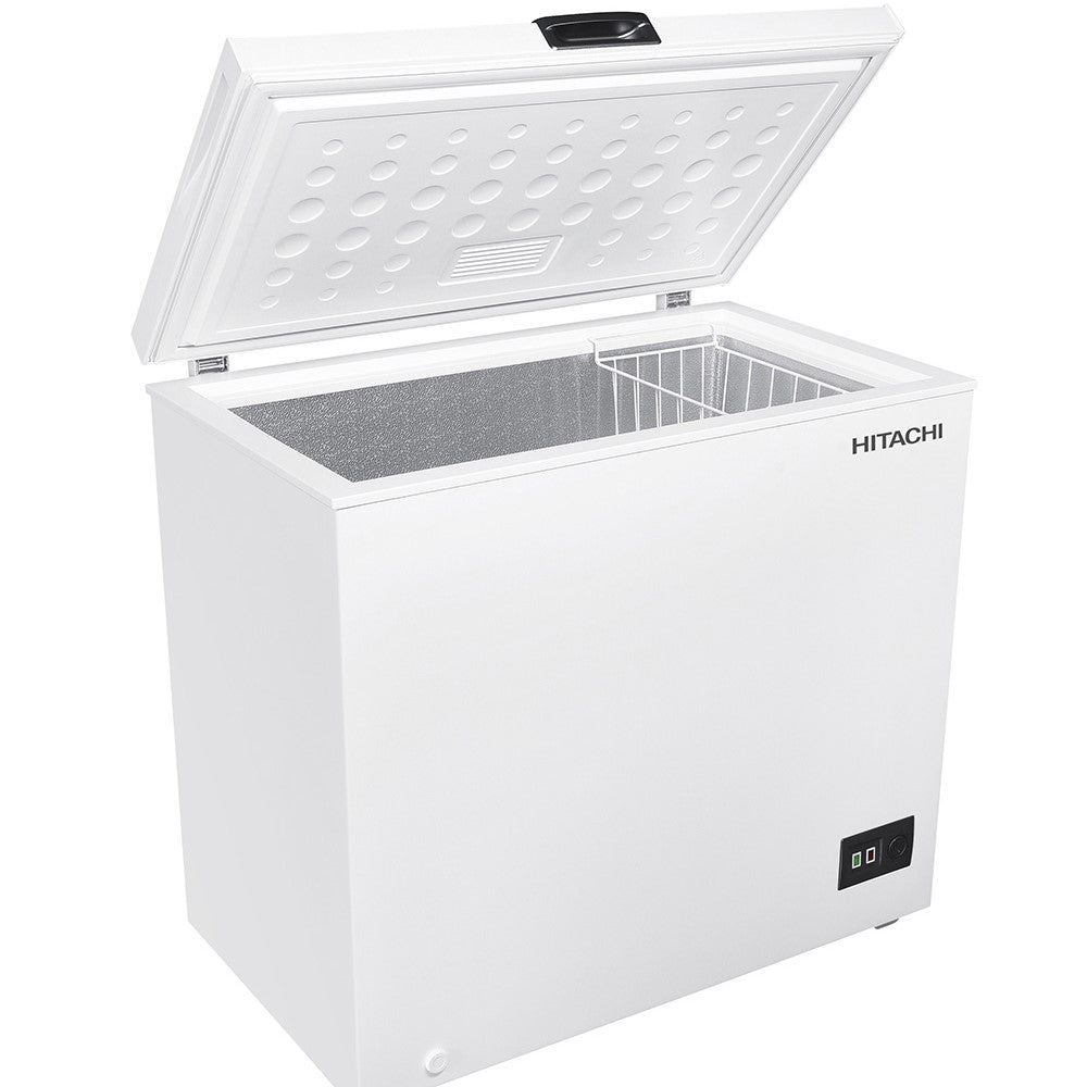 HITACHI Single Door, 200 Lt White Chest Freezer, HRCS9200MNW