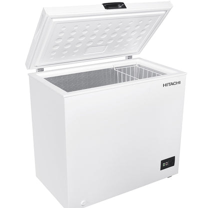 HITACHI Single Door, 200 Lt White Chest Freezer, HRCS9200MNW