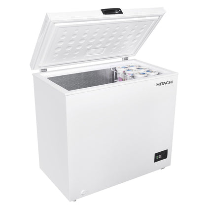 HITACHI Single Door, 200 Lt White Chest Freezer, HRCS9200MNW