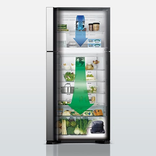 HITACHI 2 Door 550 Litre No Frost Fridge HRTN8565