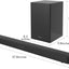 HISENSE HS212F 120w Sound Bar & Wireless Subwoofer | Dar Tanzania