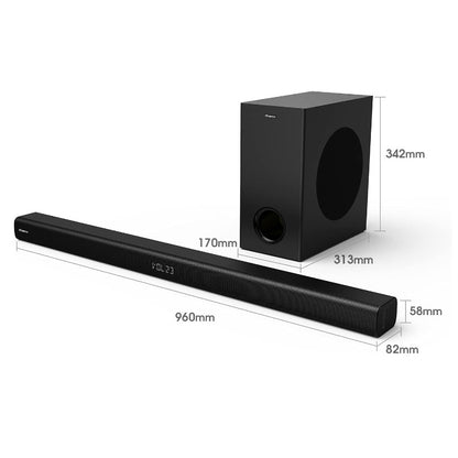 HISENSE HS218 200w Sound Bar with Wireless Subwoofer | Tanzania