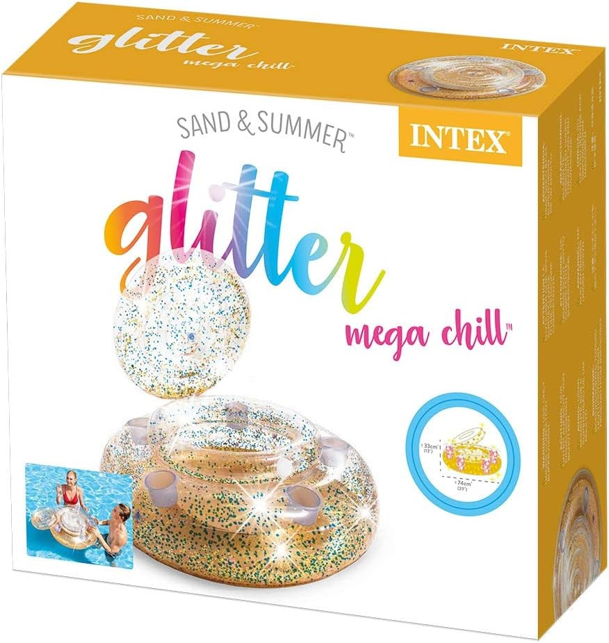 INTEX Mega Chill Inflatable Floating Drinks Cooler 56810