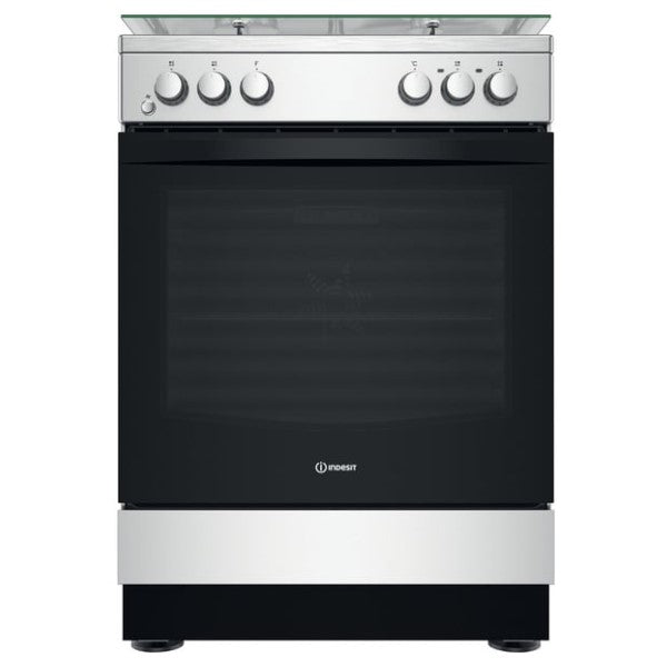 INDESIT is67m5kcx, 60cm, 3 Gas, 1 Electric plate, Electric Oven Cooker