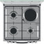 INDESIT is67m5kcx, 60cm, 3 Gas, 1 Electric plate, Electric Oven Cooker