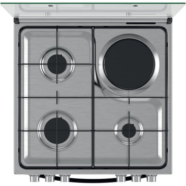 INDESIT is67m5kcx, 60cm, 3 Gas, 1 Electric plate, Electric Oven Cooker