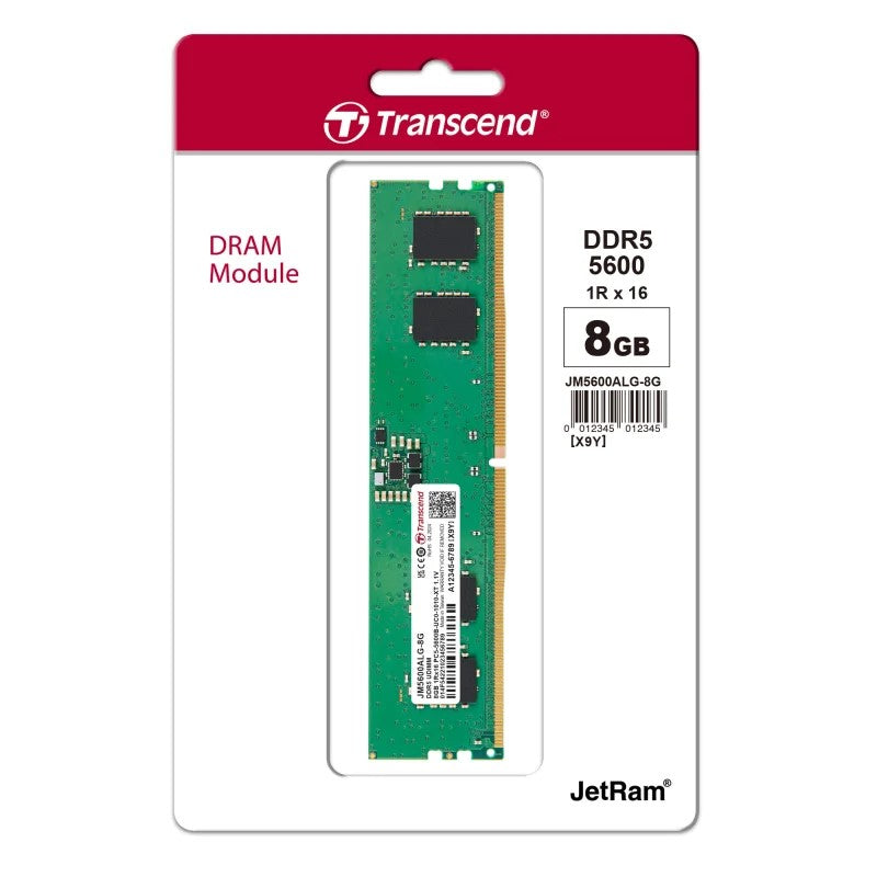 TRANSCEND 8GB DDR5-5600 RAM JM5600ALG-8G | DDR5 Ram in Dar Tanzania